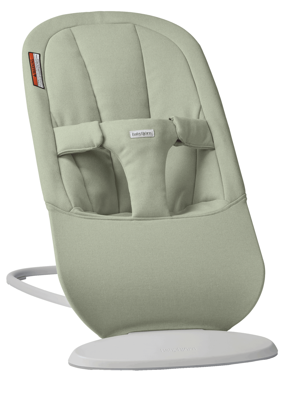 BabyBjorn Bouncer Begin in Light Green brushed woven