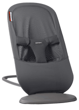 BabyBjorn Bouncer Begin in Dark Gray airy mesh
