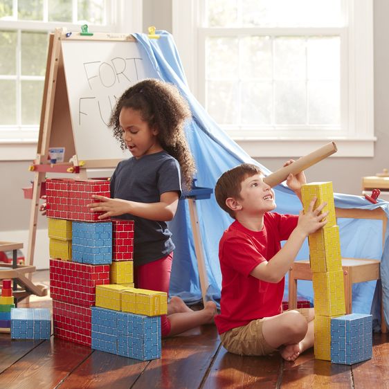 Melissa & Doug Deluxe Jumbo Cardboard Blocks 40ct - Tadpole