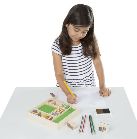 Melissa & Doug Stamp Set Safari Animals - Tadpole