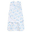 100% cotton sleepsack swaddle blue safari - Tadpole