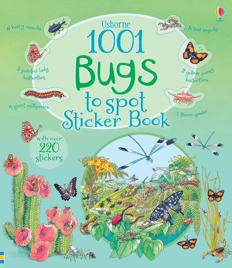 1001 Bugs to Spot Sticker Book - Tadpole