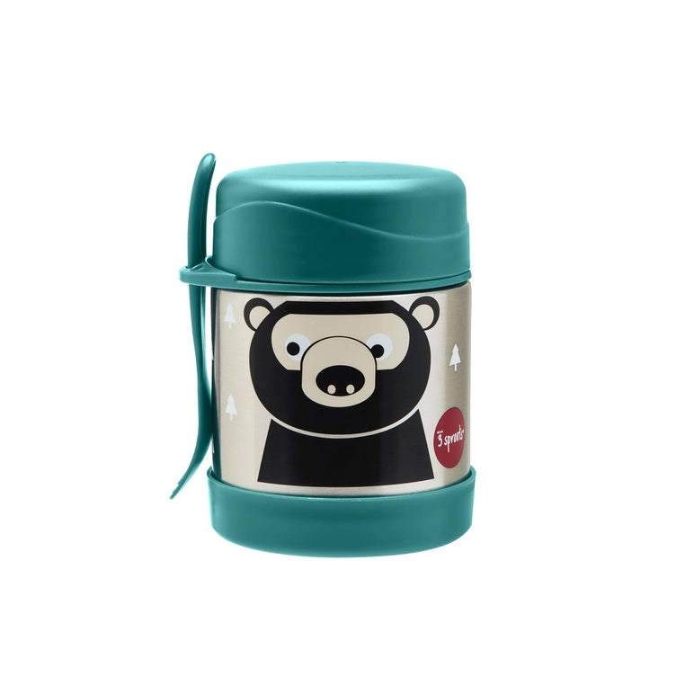 3 Sprouts Stainless Steel Food Jar