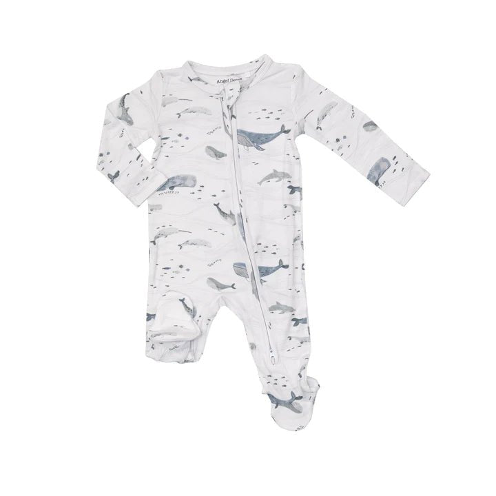 2-way Zipper Footie Soft Ocean
