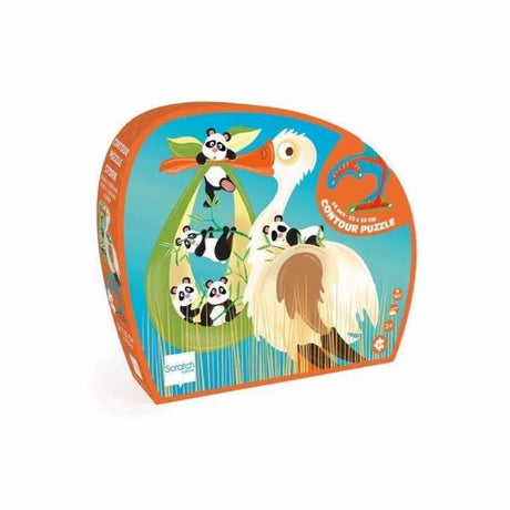 24 Piece Stork Contour Puzzle - Tadpole