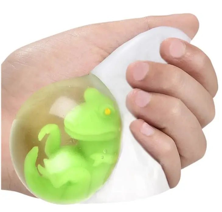 2.75" SQUEEZE DINOSAUR EGG - Tadpole