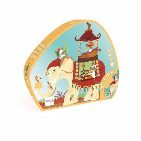 36 Piece Elephant Contour Puzzle - Tadpole