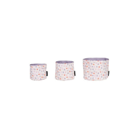 3pc Storage Baskets- Pink - Tadpole