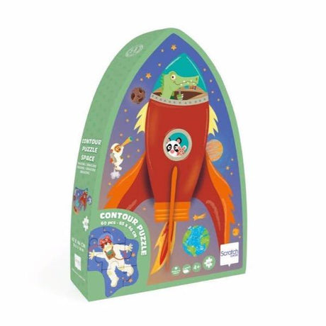 60 Piece Space Contour Puzzle - Tadpole