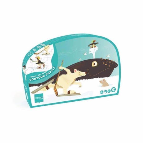 60 Piece Whale Contour Puzzle - Tadpole