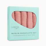 Ultra Soft Muslin Bamboo Washcloths (5 Pack)