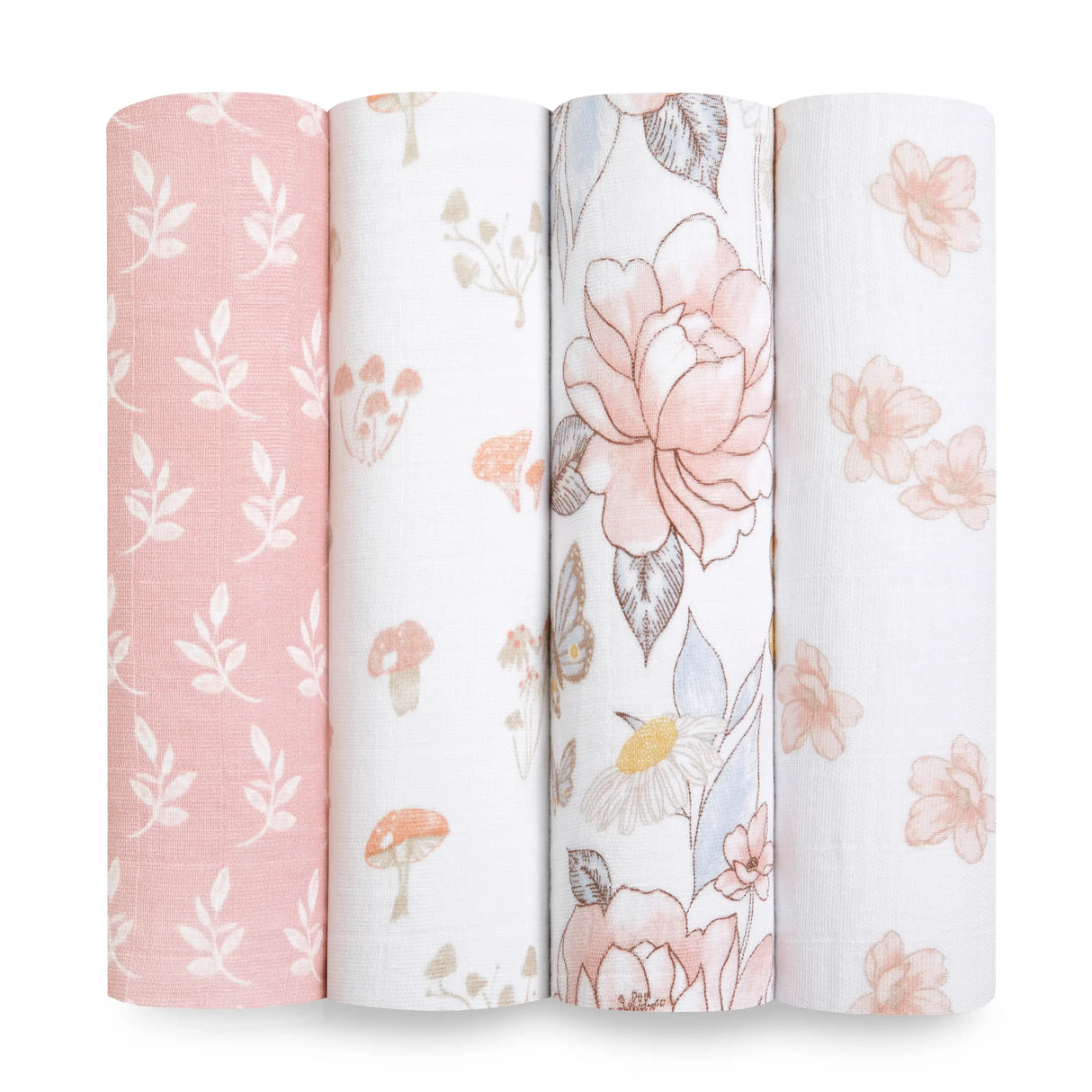 Aden + Anais Organic Muslin Swaddle - 4pk