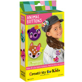 Creativity For Kids Mini Kit Animal Buttons - Tadpole