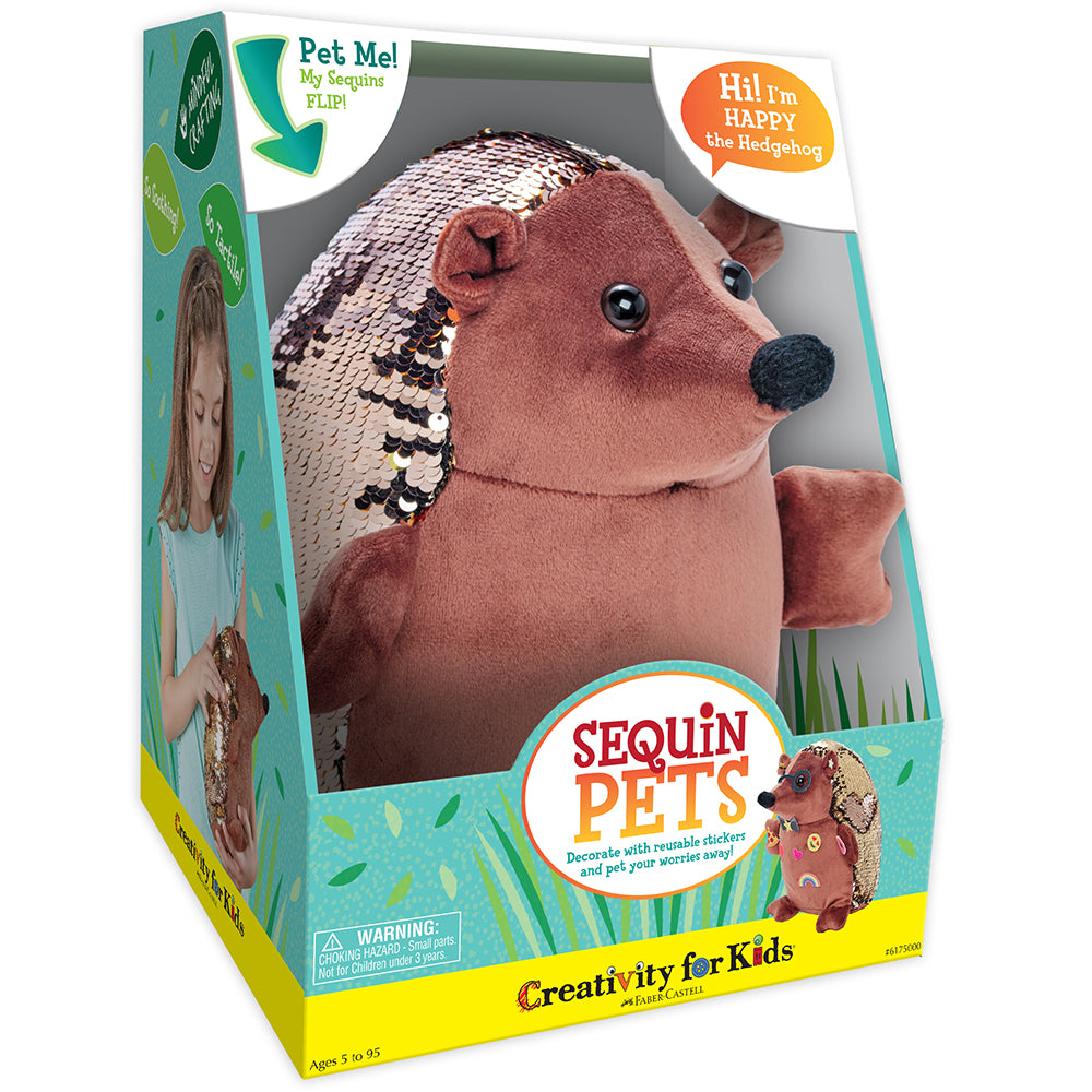 Creativity For Kids Happy the Hedghog Sequin Pet