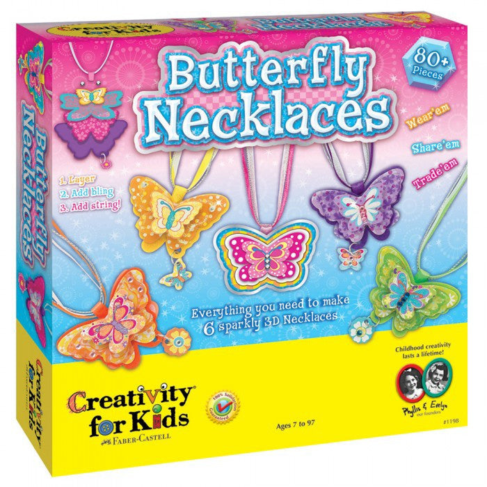 Creativity For Kids Butterfly Necklaces - Tadpole