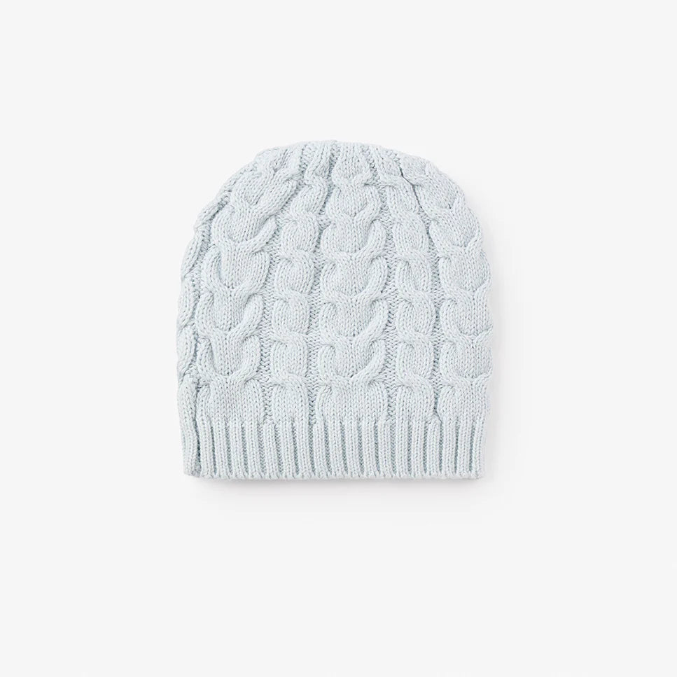 Elegant baby Horseshoe Style Cable Hat 0-12 months