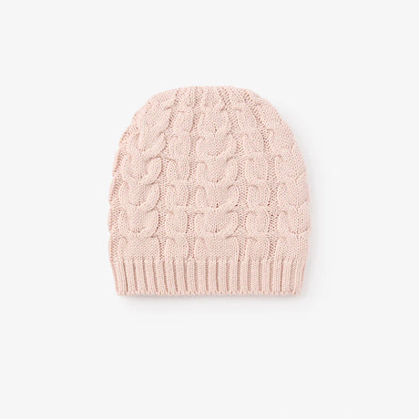 Elegant baby Horseshoe Style Cable Hat 0-12 months