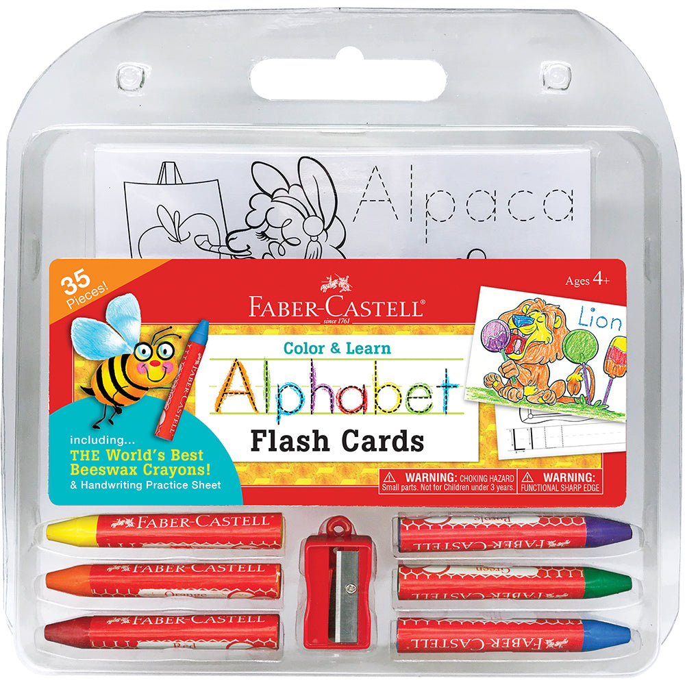 Faber Castell Color & Learn Alphabet Flash Cards