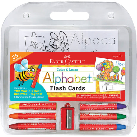 Faber Castell Color & Learn Alphabet Flash Cards - Tadpole