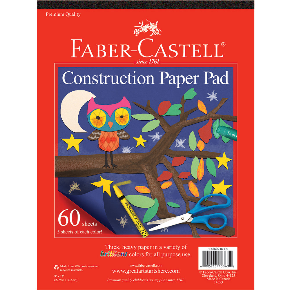 Faber Castell Construction Paper Pad