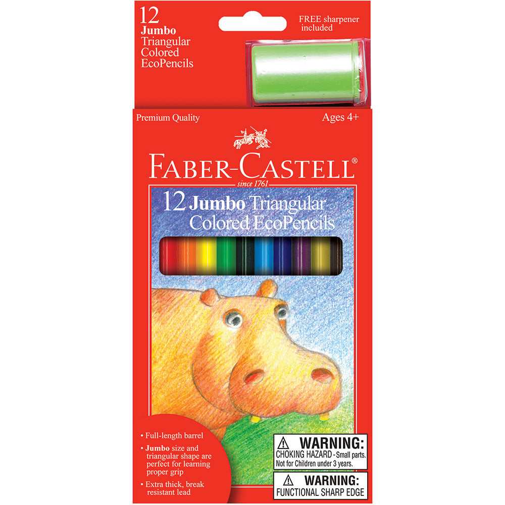 Faber Castell Triangular Colored EcoPencils