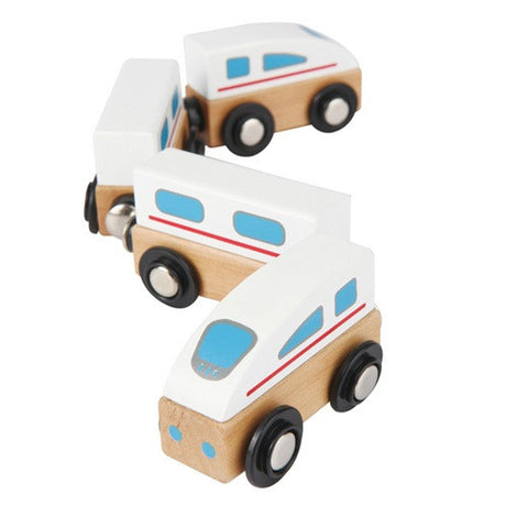 Hape Qubes Magnetic Bullet Train - Tadpole