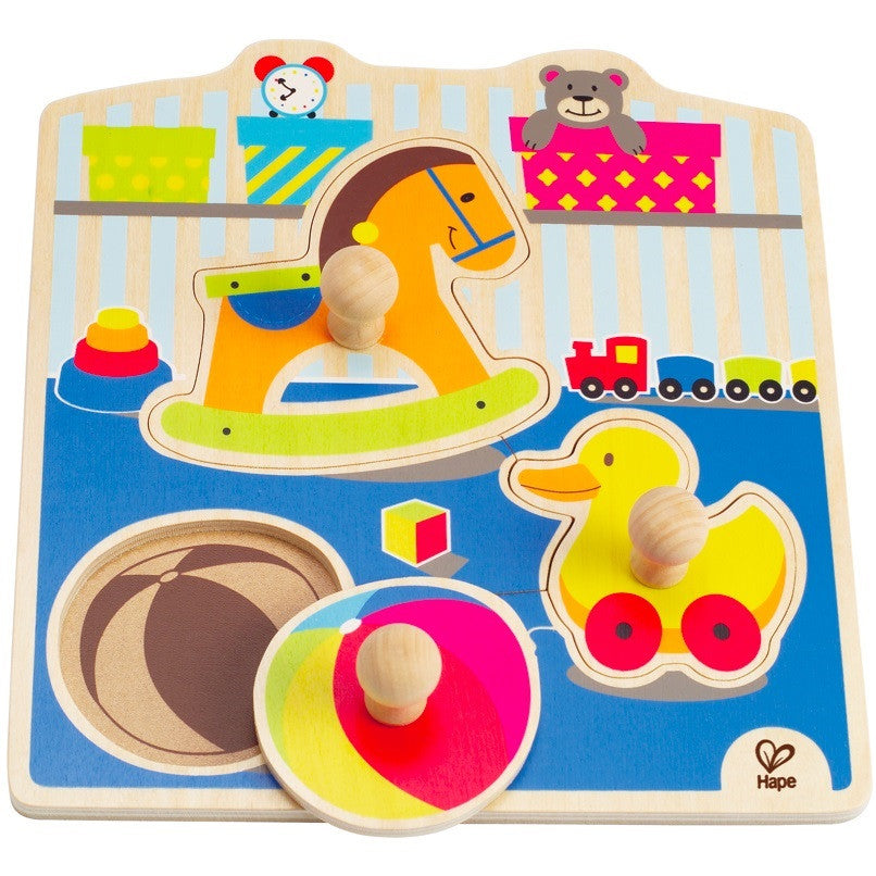 Hape Knob Puzzle My Toys - Tadpole