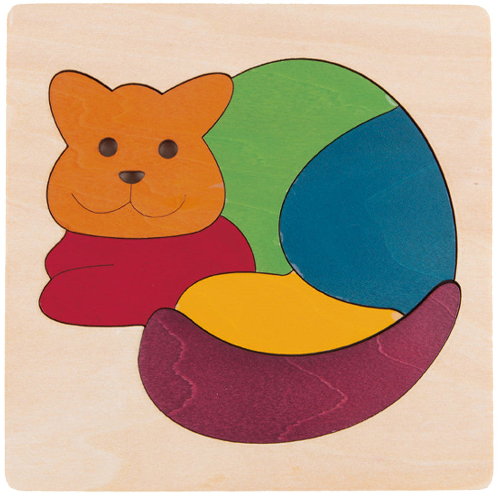Hape Rainbow Cat Wood Puzzle