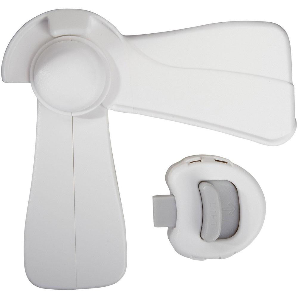 Kid Co. Door Lever Lock White
