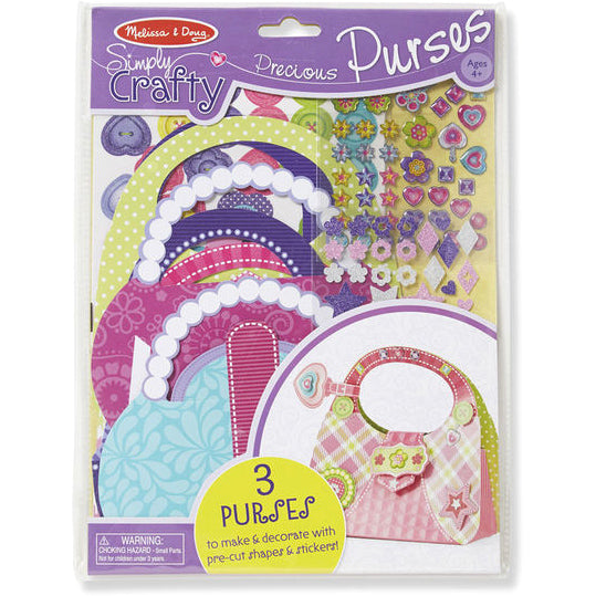 Melissa & Doug Smiply Crafty Precious Purses - Tadpole
