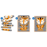 Mudpuppy Puzzle Sticks Geometric Animals - Tadpole