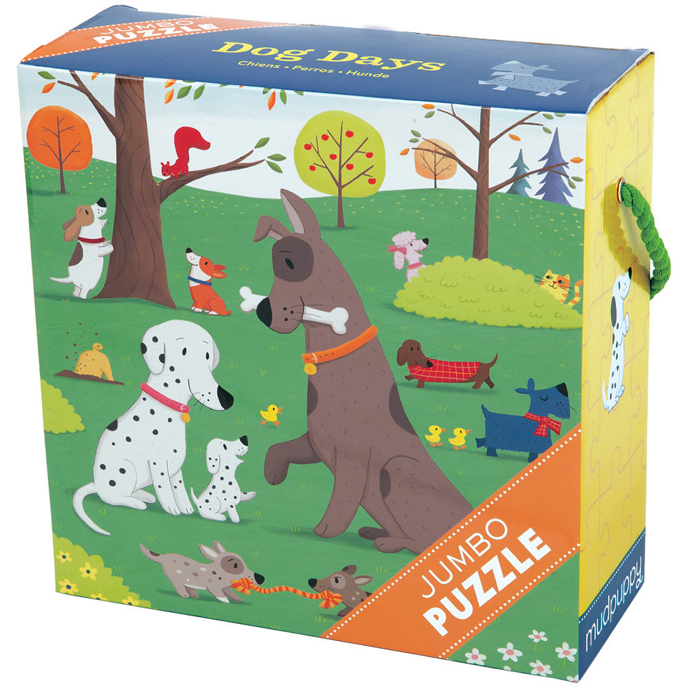 Mudpuppy Jumbo Puzzle Dog Days - Tadpole