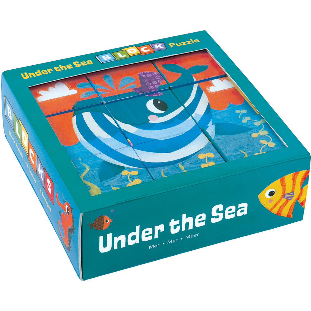 Mudpuppy Block Puzzle Under the Sea - Tadpole