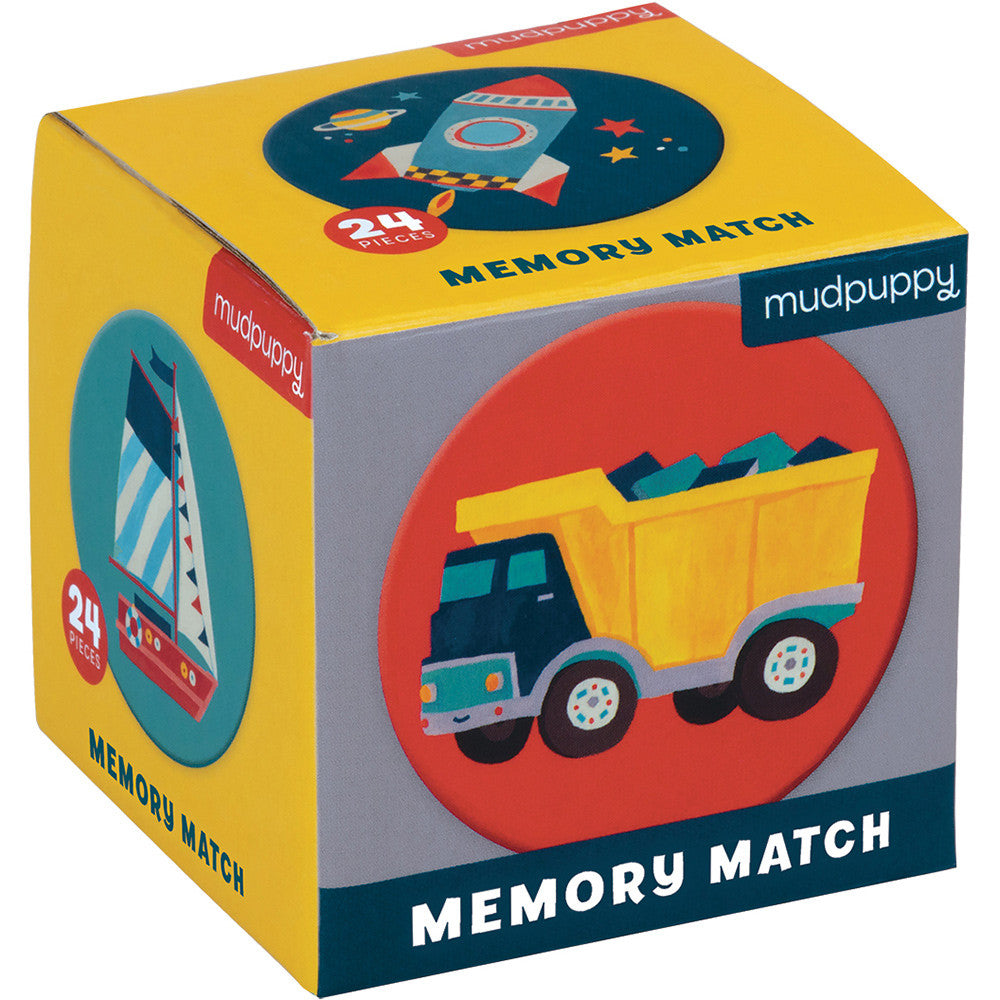 Mudpuppy Mini Memory Match Transportation