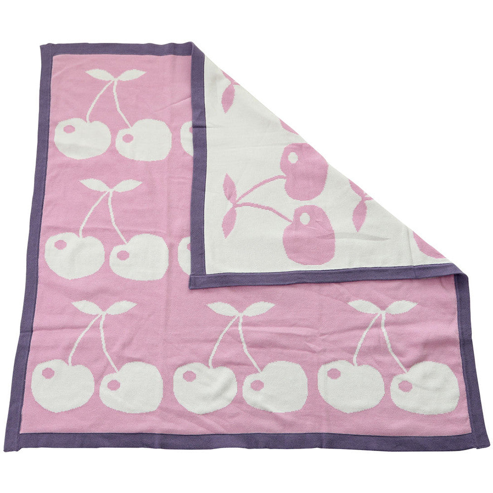 Silkberry Baby Sweater Blanket Cherry