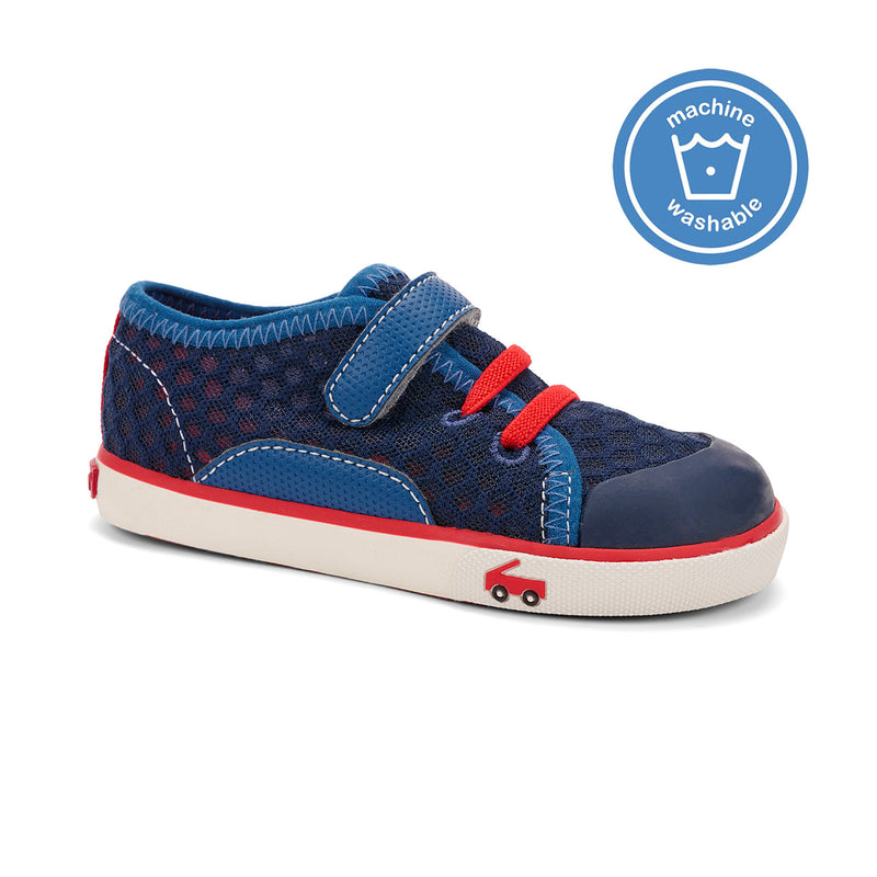 Saylor - Navy/Red