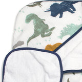 Little Unicorn Hooded Towel & Washcloth Set - Tadpole