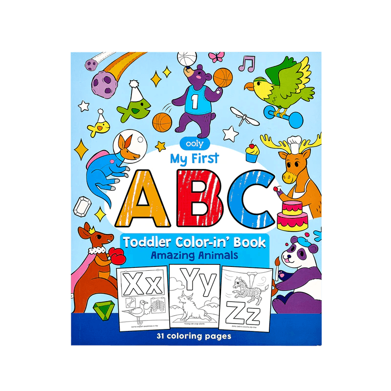 ABC: Amazing Animals Toddler Coloring Book - Tadpole