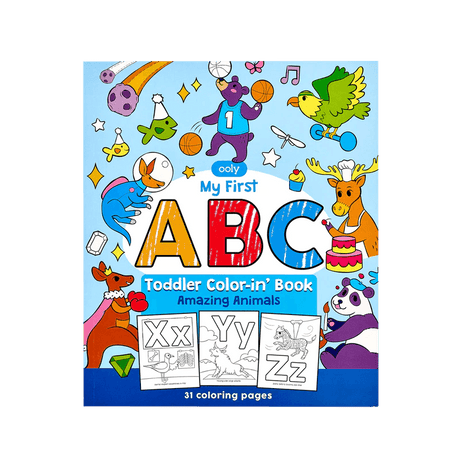 ABC: Amazing Animals Toddler Coloring Book - Tadpole