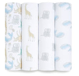 Aden + Anais Swaddle 4pk - Tadpole