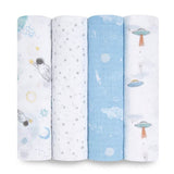 Aden + Anais Swaddle 4pk - Tadpole