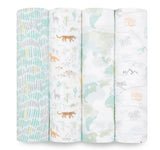 Aden + Anais Swaddle 4pk - Tadpole