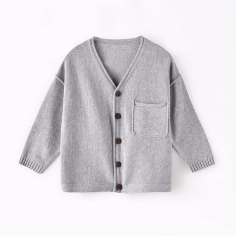 Aimama Basic Button-Down Cardigan - Tadpole