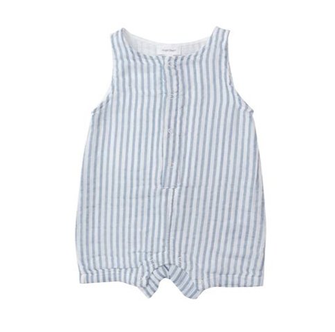Angel Dear Shortie Blue Romper - Tadpole