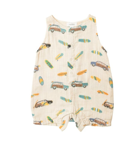 Angel Dear Shortie Multi Romper - Tadpole