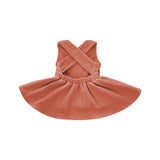 Baby Corduroy Pinafore Dress - Coral - Tadpole