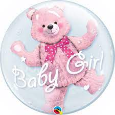 Baby Pink Bear Balloon 24" - Tadpole
