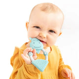 Baby Stocking Filler Chewy Hippo Animal Textured Teether - Tadpole