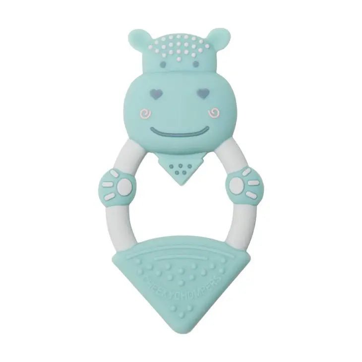 Baby Stocking Filler Chewy Hippo Animal Textured Teether - Tadpole
