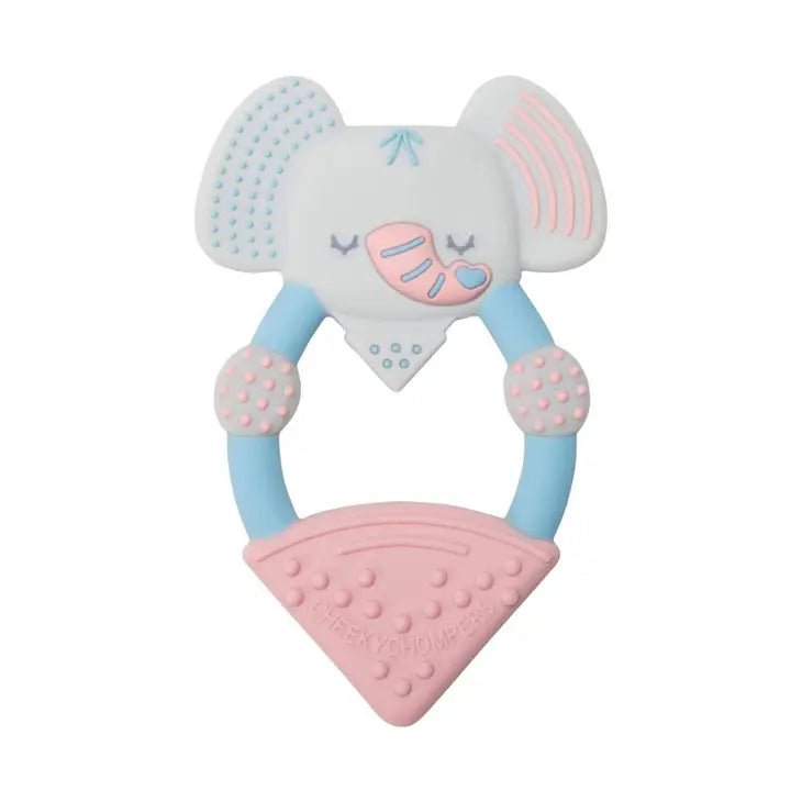 Baby Stocking Filler Darcy Elephant Animal Textured Teether - Tadpole